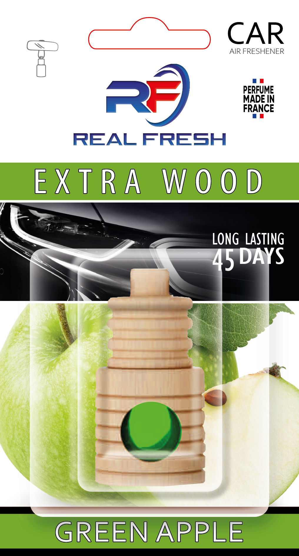Wood EXTRA Green Apple Image